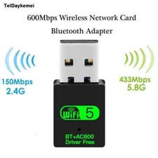WiFi Bluetooth 5.0 Adapter 2.4G 5GHz USB WiFi 5 Network Wireless Wlan Receiver