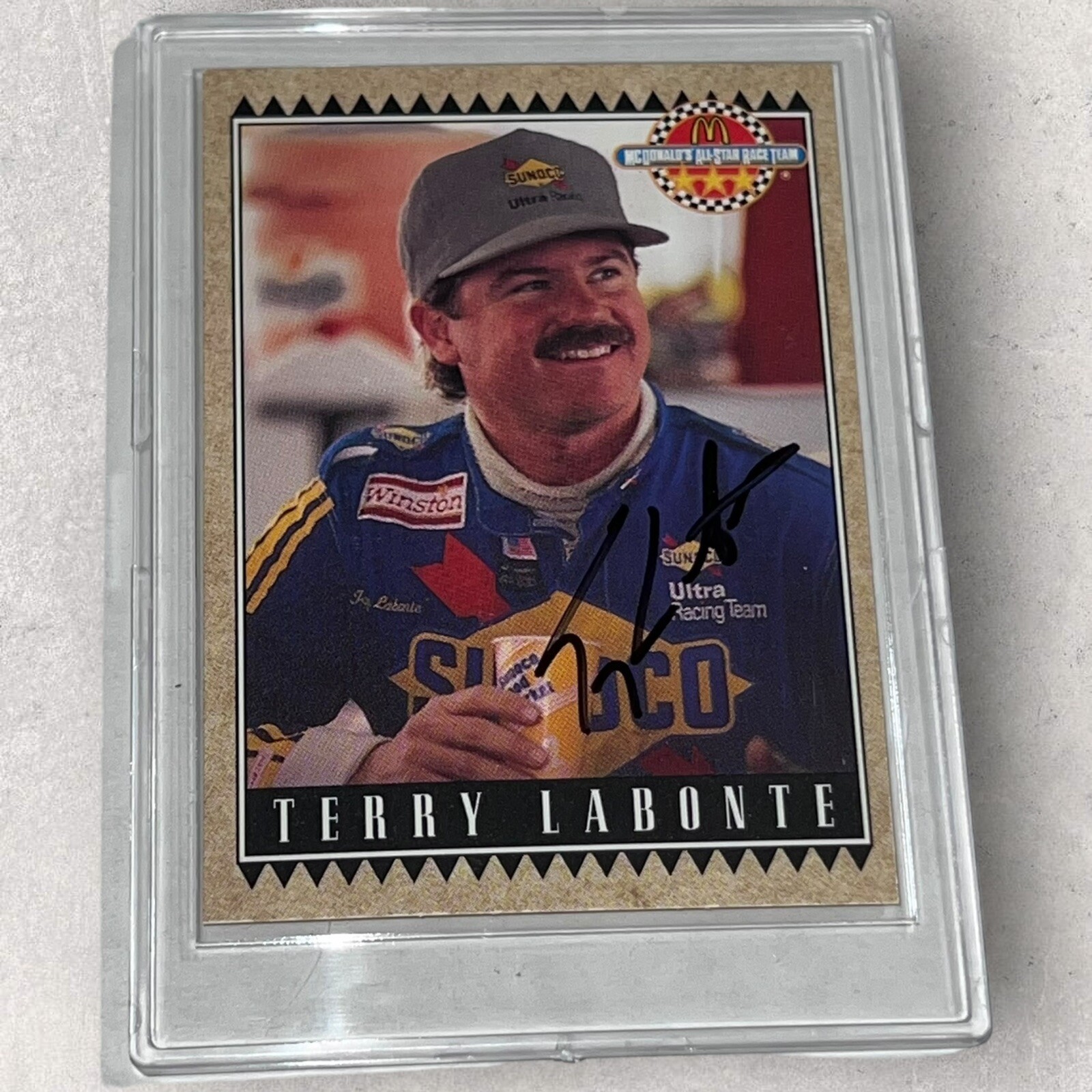 VINTAGE 1992 MAXX MCDONALDS NASCAR signed 36 card SET Earnhardt Allison Kulwicki view 20