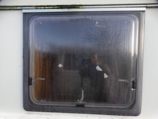 Caravan window, Abi Transtar,73x63cm,28.75x24.75inch,seal,arms, hinge,catches