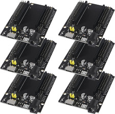 6Pcs ESP32 GPIO Breakout Board 30Pins ESP32 Development Board Type-C USB and Mic