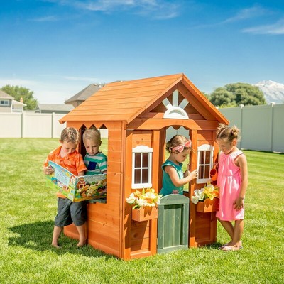 wooden playhouse for 8 year old