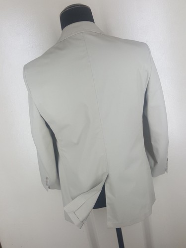 BROOKS BROTHERS Khaki Cotton Blend Blazer 3rd Btn Roll One Vent 41R-Fit 41- 43 R - Photo 4/9