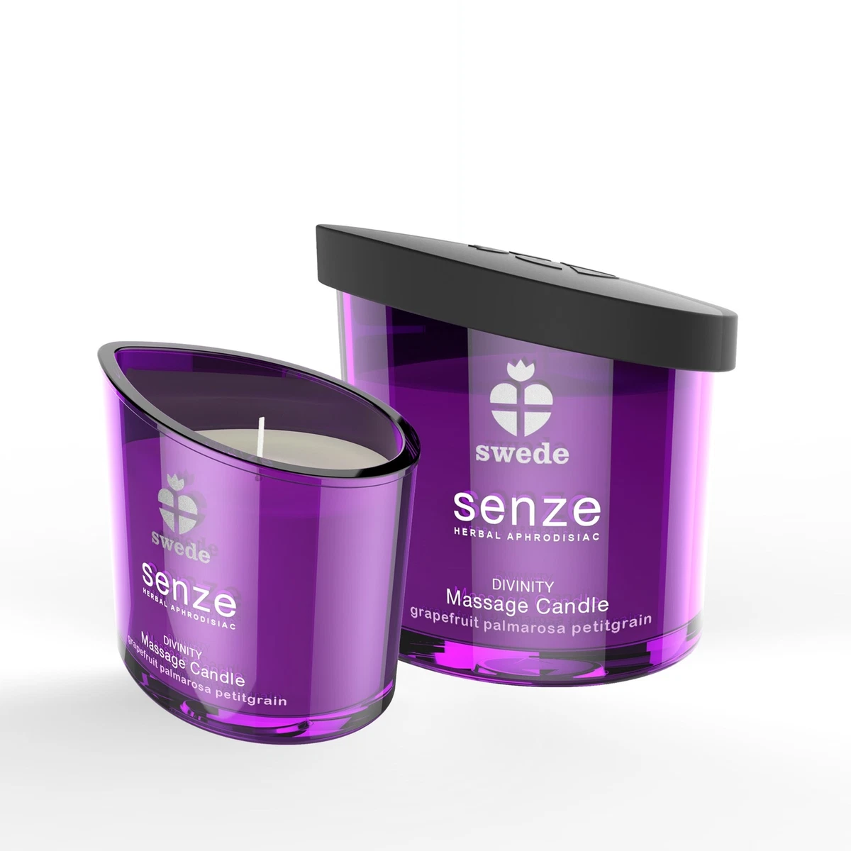 80€/L) Gourmet MASSAGEKERZE Schokolade Mint - 200ml - Massageöl