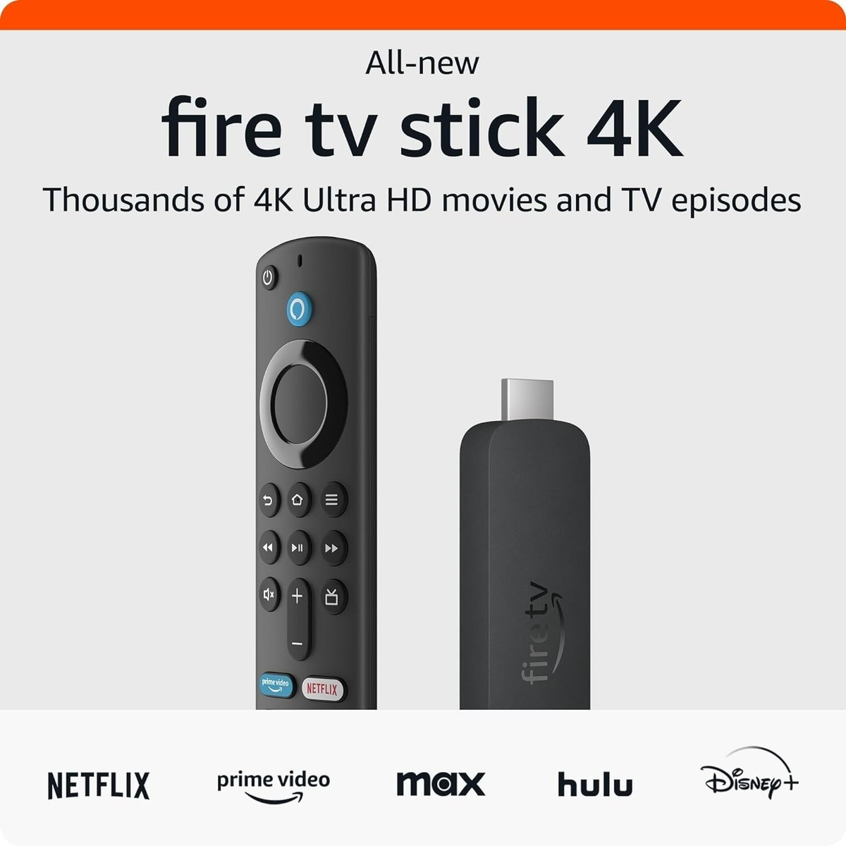 Amazon Fire TV Stick 4K streaming device with Alexa Remote [Wi-Fi