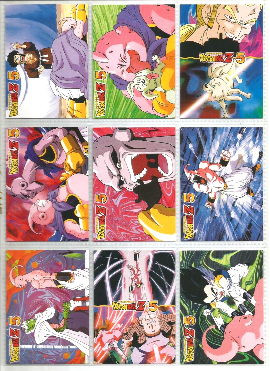 2023 CARDS DRAGON BALL Z 5 Full Set 113/113 Majin Buu Saga +