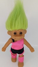 Tracey Troll Doll Russ Green Hair 7 inch Vintage 1990s