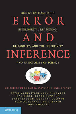 Error and Inference Mayo Spanos Paperback Cambridge University Press