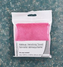 Sassy  Chic Soft Makeup Vanishing Towel 7.8 in. x 7.8 in. - 1 qty