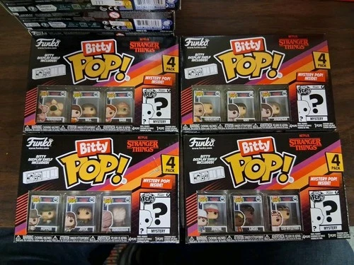 Funko Bitty Pop Stranger Things Set Of All 4 (NIB)
