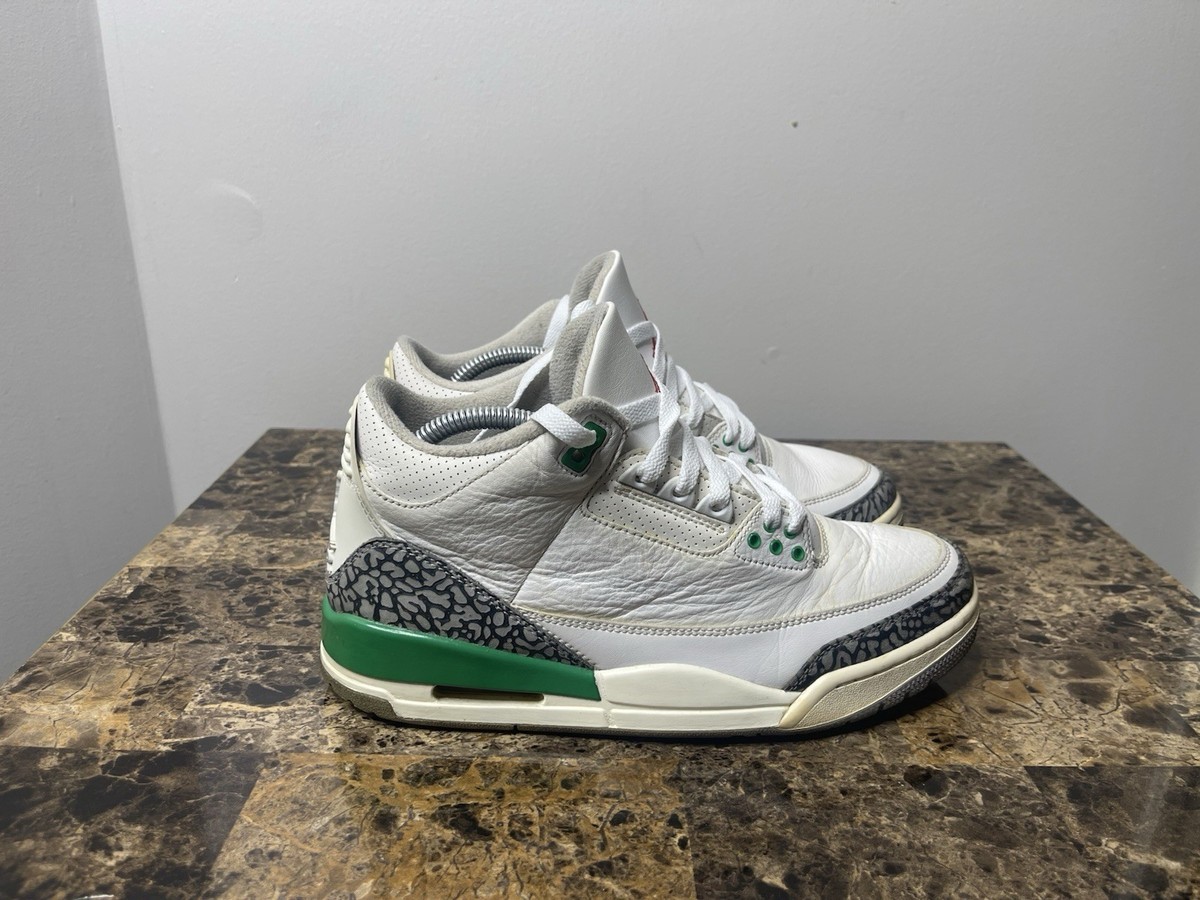 Size 9.5 - Air Jordan 3 Retro Lucky Green W | eBay