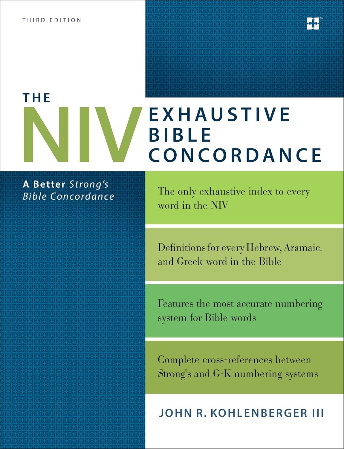 The NIV Exhaustive Bible Concordance Third by John R. Kohlenberger III HARDBACK - Image 6