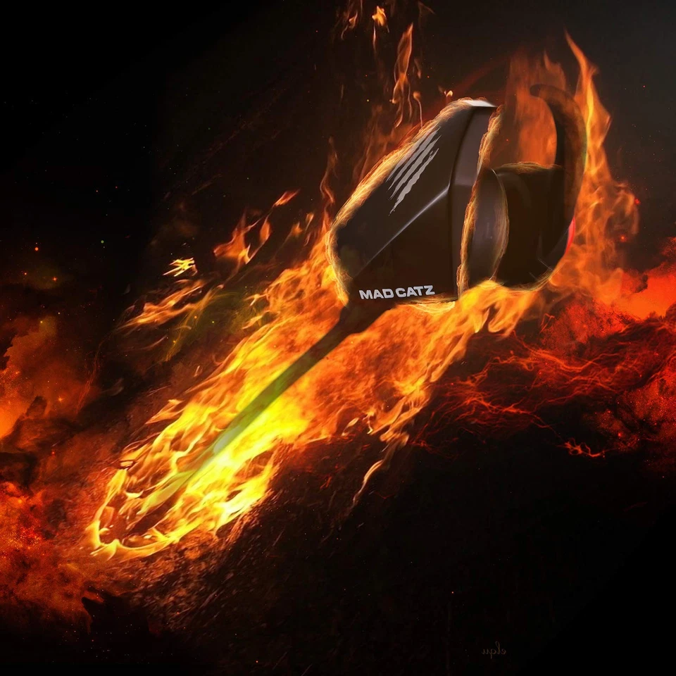 Mad Catz The Authentic E.S. Auriculares para juegos Pro+ con cable (AE21CDAMBL00) Foto 4 de 4