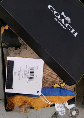 NWT Coach X Peanuts Oversized Modal Square Scarf