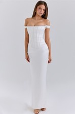 House of CB Strapless Corset Column Dress L  Regular cup NWT