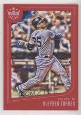 2019 Panini Diamond Kings Image Variation Red Framed Gleyber Torres #144 ye2