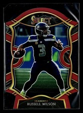 2020 PANINI SELECT RED PRIZM DIE CUT #4 RUSSELL WILSON CONCOURSE SEAHAWKS