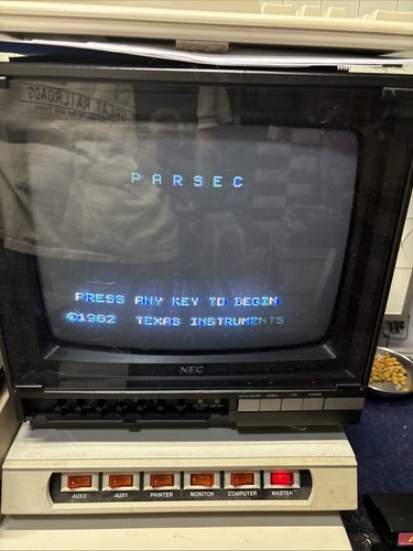 3 TI-99/4a Cartridges Parsec Personal Record Keeping The Attack Working ...