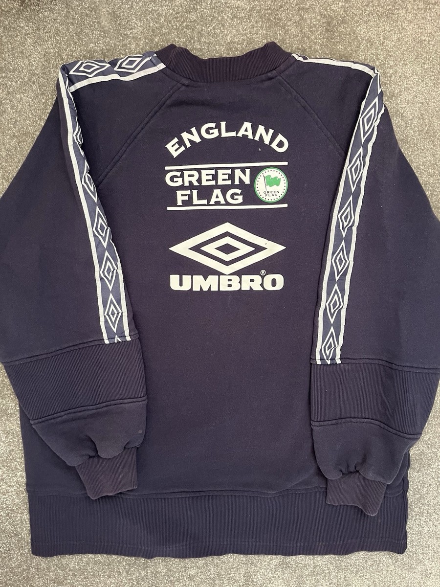 England Green Flag 1998 Umbro Training Sweatshirt - Medium (M
