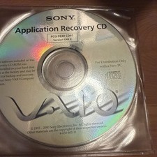 Sony VAIO Application Recovery CD Version G31.0 CD#2-PCG-Z505HE/PCG-Z505HS