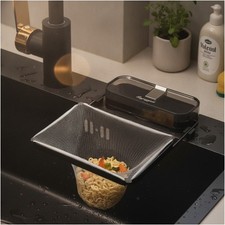 Rotatable Kitchen Sink Strainer with 100Pcs Filter Mesh Bags and Suction Cup ...