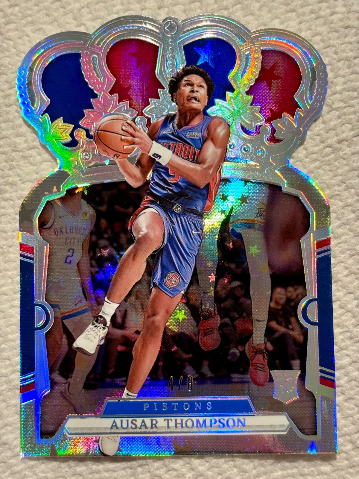 2023-24 Panini Crown Royale Basketball Ausar Thompson Lucky Envelopes /8 Pistons