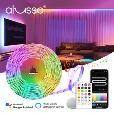 5M Smart LED Strip Lights RGBIC App & Remote Control Music Sync Alexa Google UK