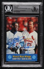 BAS 2000 Topps Combos Sammy Sosa Mark McGwire #TC6 BGS Authentic Auto 3c7