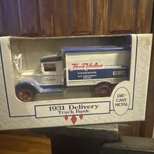 ERTL 1931 DELIVERY TRUCK TRUE VALUE BANK DIE CAST DATED 1991 Hardware Vintage