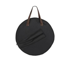 Portable Dumb Drum Bag,14 Inch Dumb Drum Practice Pad Bag Black Oxford Cloth