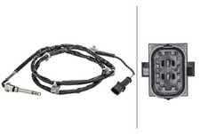 HELLA Sensor Abgastemperatur 6PT 358 181-071 für OPEL ASTRA L70 A04 Caravan GTC