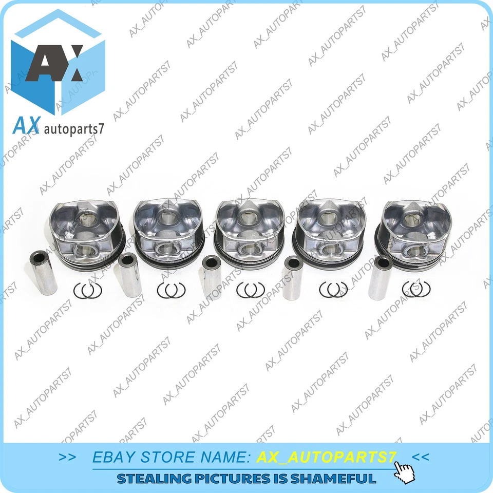 Juego de pistones y anillos STD para Volvo V40 V60 XC60 S80 S60 B5204T8 B5204T9 2.0 L5 Foto 4 de 4