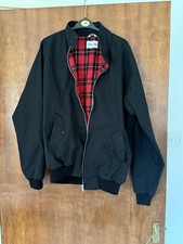 Jump The Gun Brighton Black Harrington Jacket Size 38 Men’s