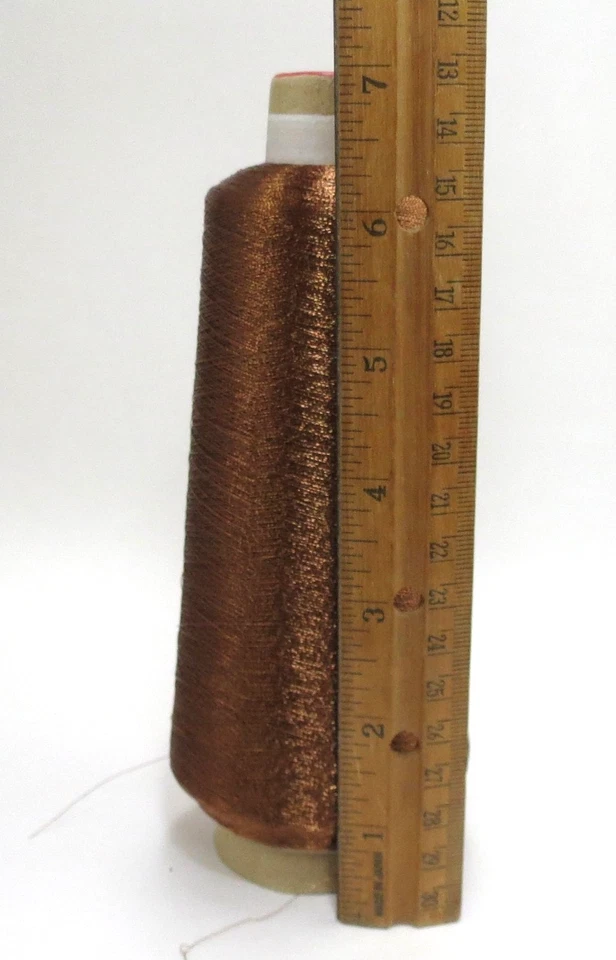 Kreinik Metallic Imported Thread Japan SA-2D Copper/Bronze Cone #59 125grs - Image 3 of 3