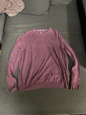 LERROS Pullover Gr. XXL Lila Bordeaux Rundhals Klassiker guter zustand Baumwolle