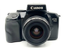 Canon EOS 700 Analog SLR 35mm Kit Set  35-80mm f/4-5.6 Lens Black Good