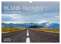Island Highlights (Wandkalender 2027 Din A3 Quer), Calvendo Monatskalender