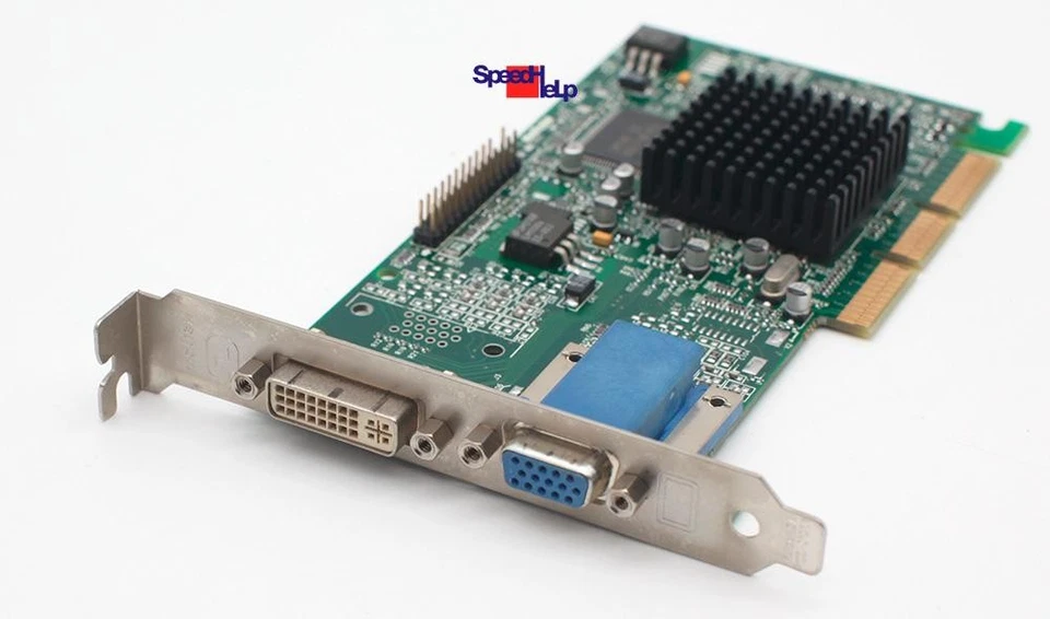 AGP Graphics Card Matrox Millennium G450 G45+ MDVA 16D OEM Video Card VGA - Image 2 of 3