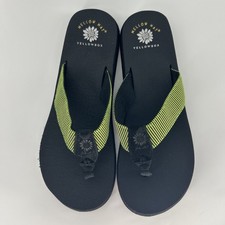 Yellow Box Mellow Mat Textile Flip Flop Sandal Women s 11 Boho Bohemian Tribal