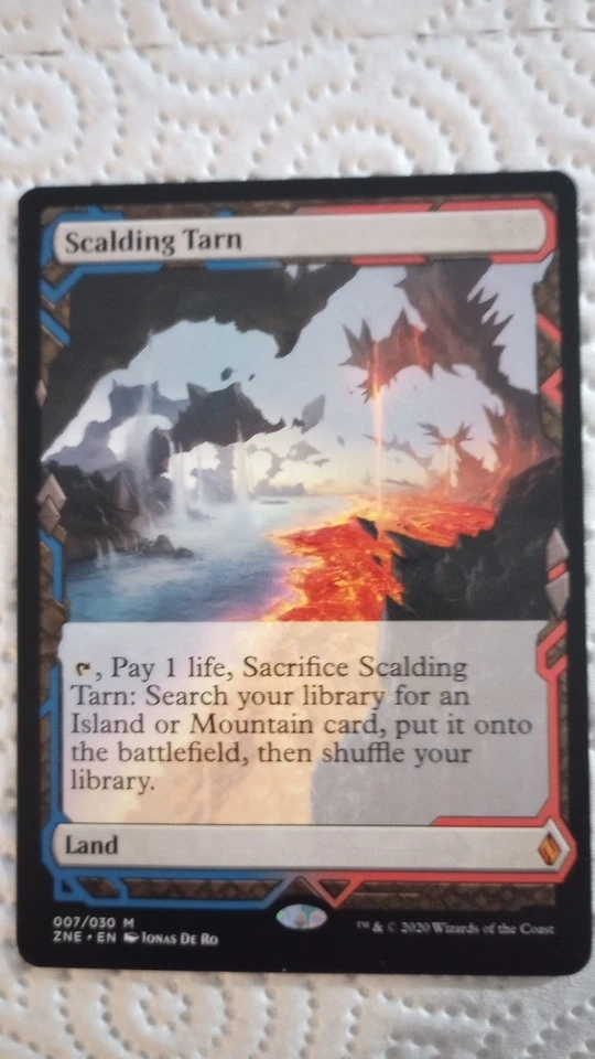 1x Scalding Tarn (007/030) - EXPEDITION MTG Zendikar Rising NM Magic Regular - Image 2 of 3