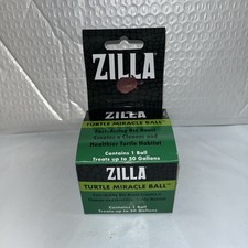 Zilla Turtle Miracle Ball Pond Water Treatment for Clear Aquatic Habitats