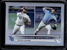 2022 Topps Chrome Update Sapphire Edition #US172 Phoenix Sanders / Dusten Knight