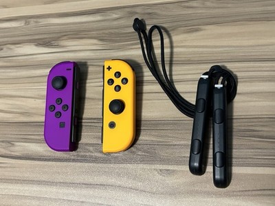 Nintendo Switch Joy-Cons - Neon Purple/Neon Orange (Pre-owned) 