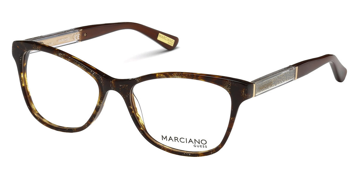 Женские очки Marciano GM0313-N, темно-коричневые/ другие, 53 мм, новые, 100% подлинные