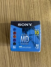 Sony Color Collection 80-Minute MD MiniDisc 10-Pack New Sealed