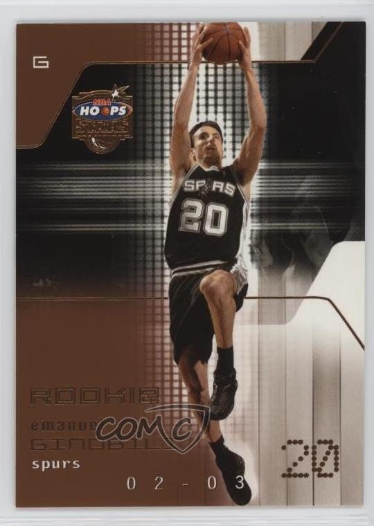 Manu Ginobili #199 Basketball Cards 2002 Hoops Stars trading card — raw and PSA graded price guide