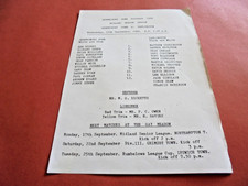 SHREWSBURY TOWN v DARLINGTON- MIDLAND LEAGUE - S/S PROGRAMME DATED 12.9.1990