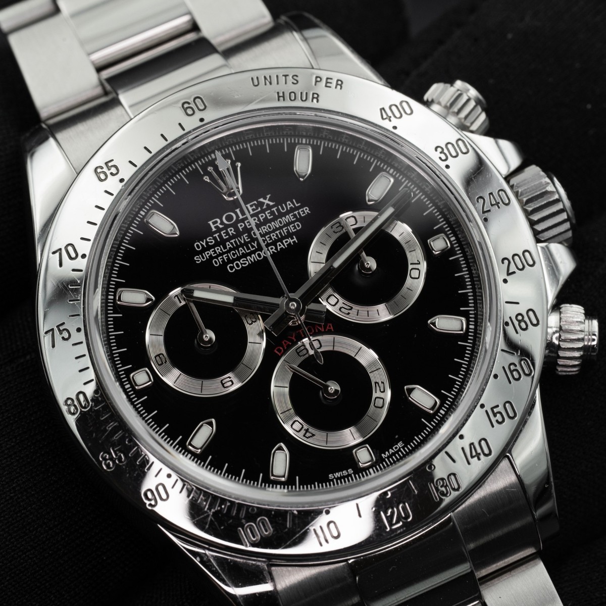 Rolex Daytona | Ref 116520 | Black Dial | Rare APH Dial | Box