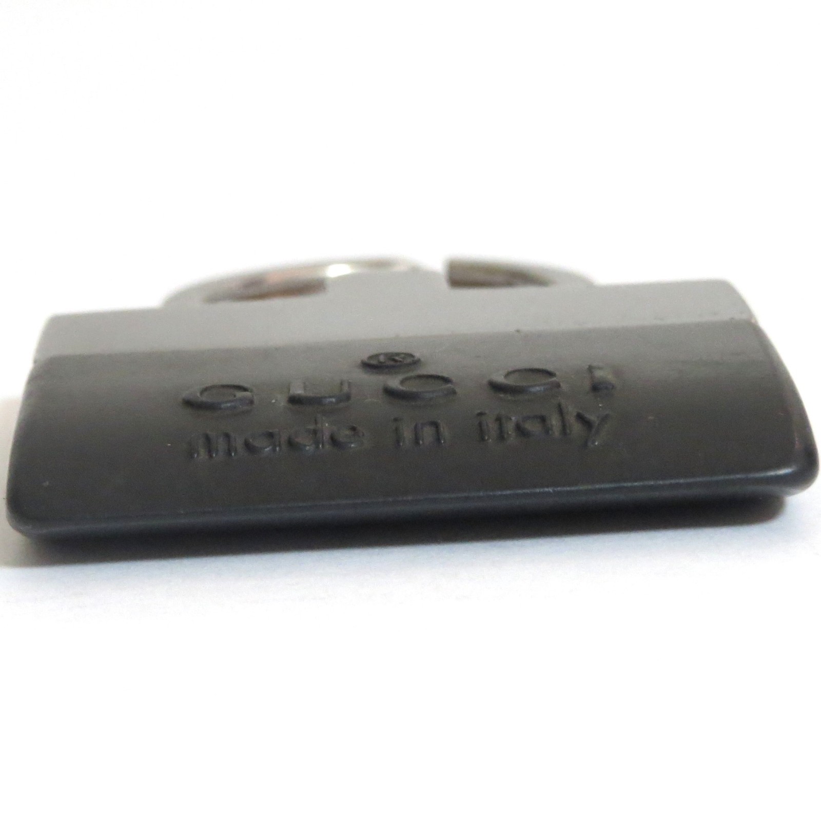 Auth Vintage Gucci Rectangular Brass Key Ring Cha… - image 5