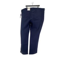 NYDJ Marilyn Straight Jeans Dark Blue Plus Size 28W NWT