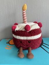 Jellycat Amuseables Cheri Cake New Without Paper Tags Displayed Only